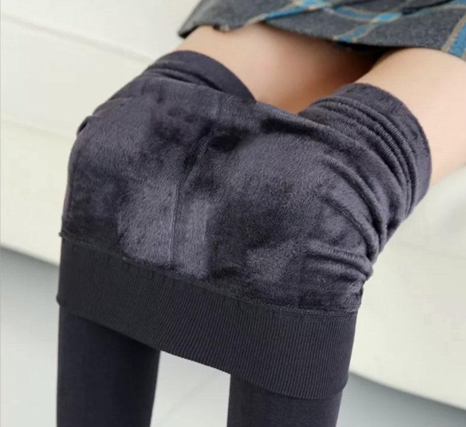 New Ladies Women Thick Winter Thermal Leggings Fleece Lined Warm Leggings |  eBay
